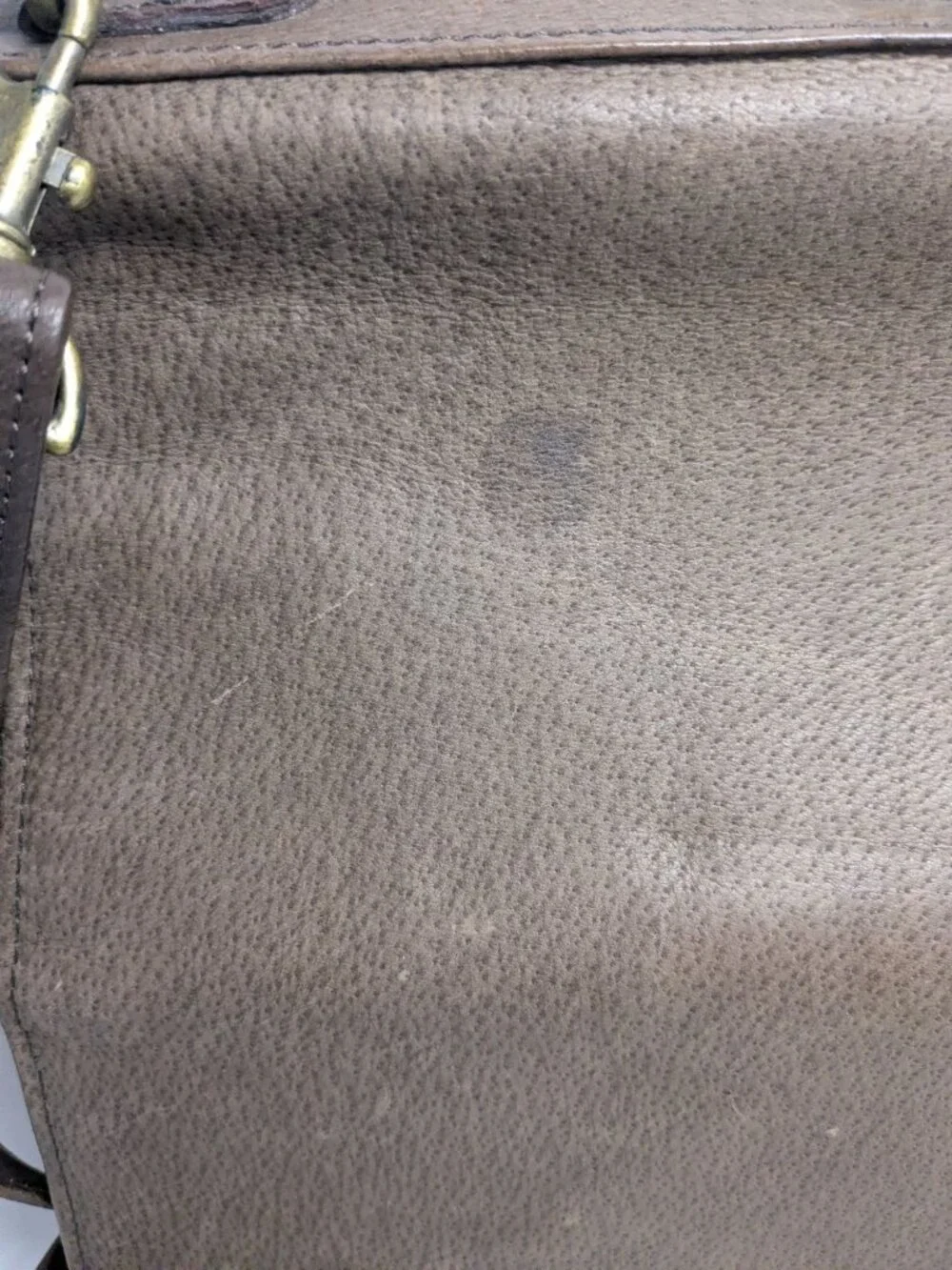Wilsons Leather Brown Leather Briefcase Messenger Bag Top Handle Shoulder Strap